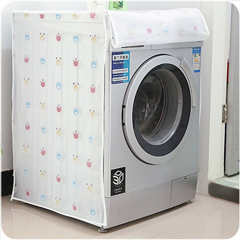 Vỏ bọc máy giặt (Phù hợp cho máy &lt;9kg) chất liệu peva sang trọng, chống thấm nước cửa trước cửa trên tiện dụng HL10