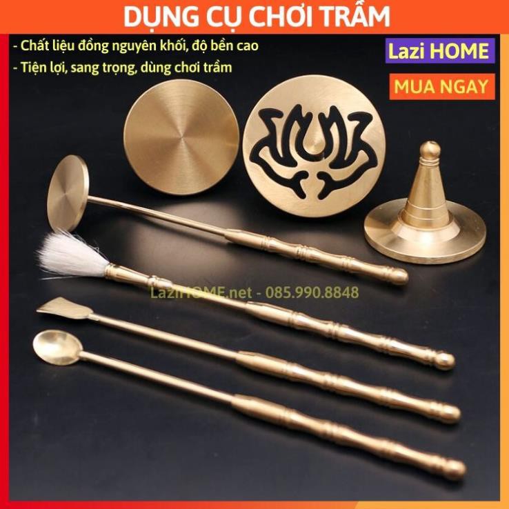 Trầm hương , dụng cụ đốt trầm hương, tạo hình chất liệu đồng nguyên chất - Nâng tầm chơi trầm .