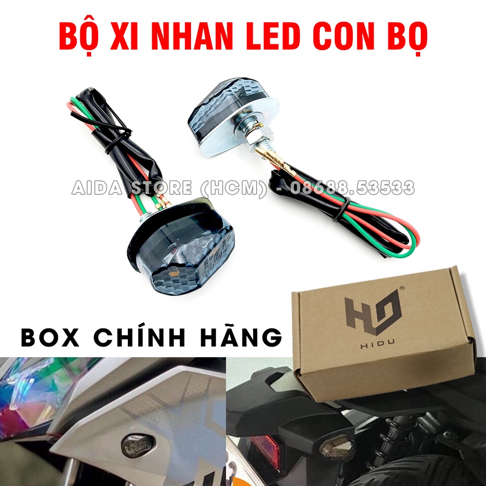 Cặp đèn LED xi nhan kiểu con bọ cho Winner X, Exciter, Vario, PKL,..