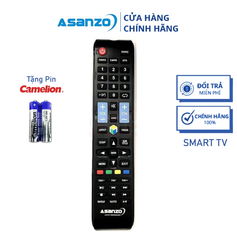 REMOTE Điều khiển TV ASANZO Smart HÀNG CHUẨN ĐẸP