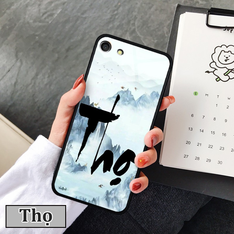 Ốp lưng kính 3D Oppo A59/ F1s-chữ thư pháp ý nghĩa