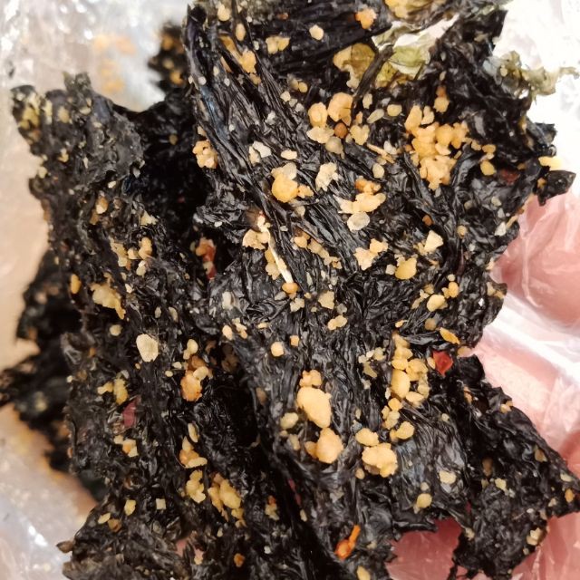 120gram Rong Biển Cháy Tỏi giòn tan- chik food