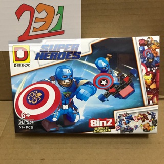 Mẫu BigFig Đội Trưởng Mỹ 01