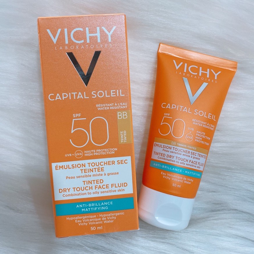 Kem chống nắng SPF 50 UVA +UVB Vichy Capital Soleil Anti - Brillance Mattifying 50ml