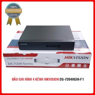 đầu Ghi Hinh 4 Kenh Hd Tvi Chuẩn H264 Hikvision Ds 74hghi F1 Chinh Hang đầu Ghi Hinh Camera Hoanghamoblie Com