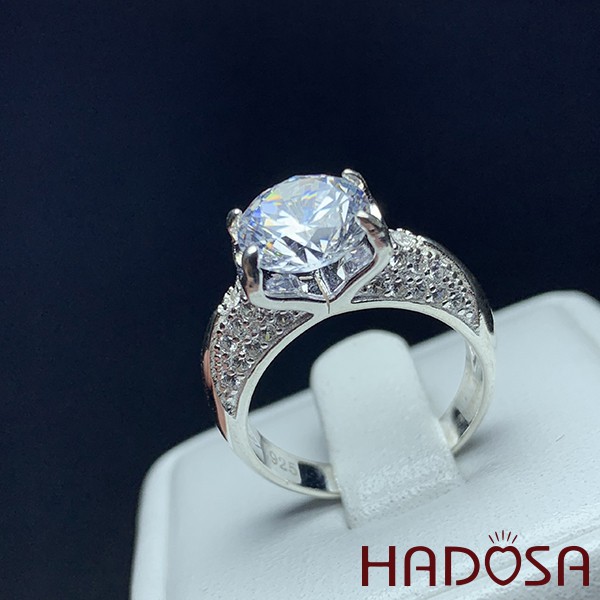 Nhẫn bạc nữ S925 cao cấp Hadosa- WSRR0026S