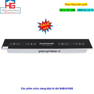 Bếp Đôi Điện Từ Sunhouse SHB9108-S