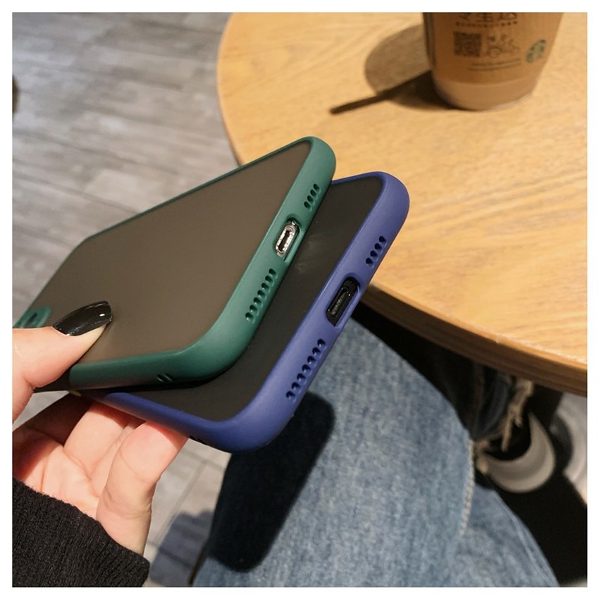 Ốp điện thoại nhám màu macaron chống sốc cho iPhone 11 Pro Max XR XS Max X XS 7 8 Plus 11Pro | BigBuy360 - bigbuy360.vn