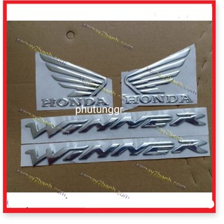 TEM CHỮ NỔI XE WINNER( VARIO)+ CHỮ HONDA