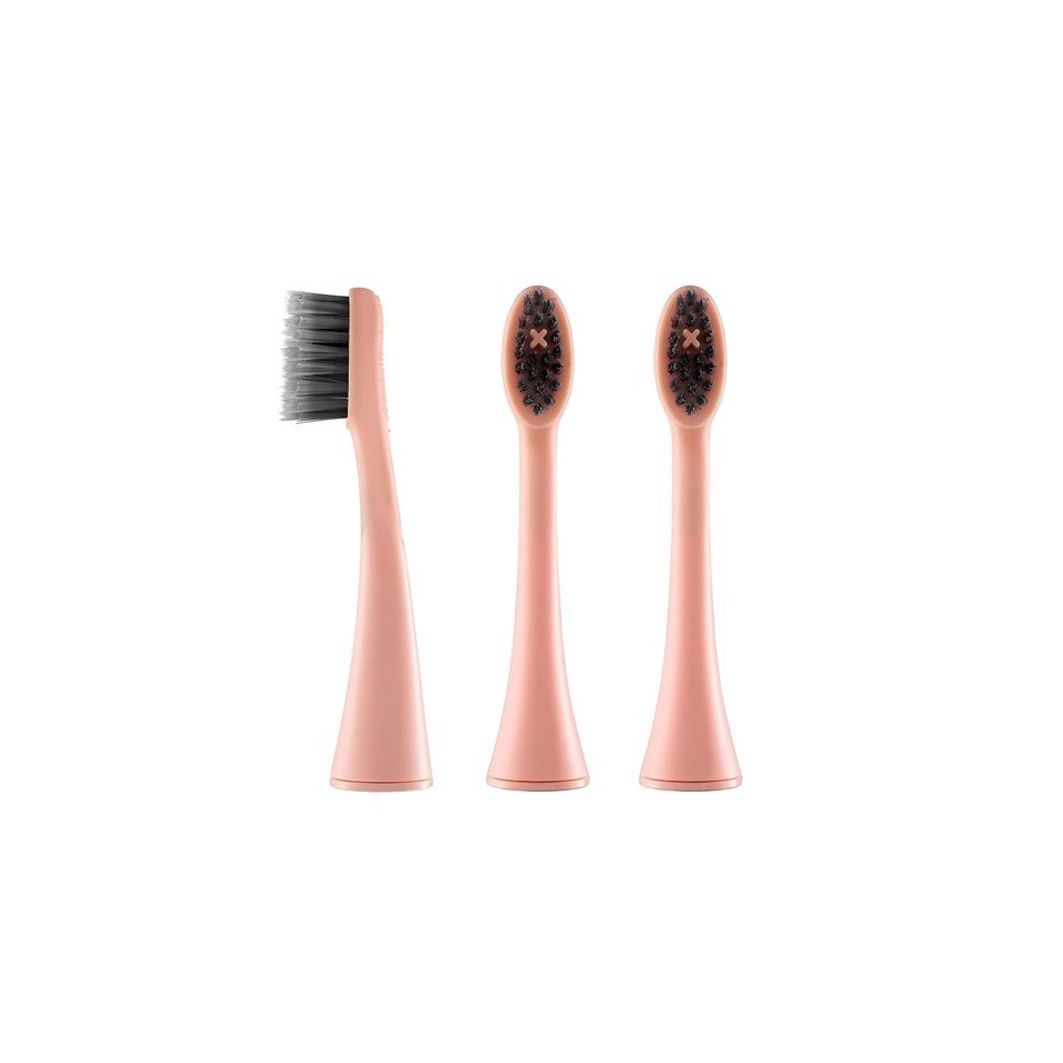 Combo 2 Đầu Bàn Chải Điện Halio Sonic Whitening Electric Toothbrush - Rose Gold