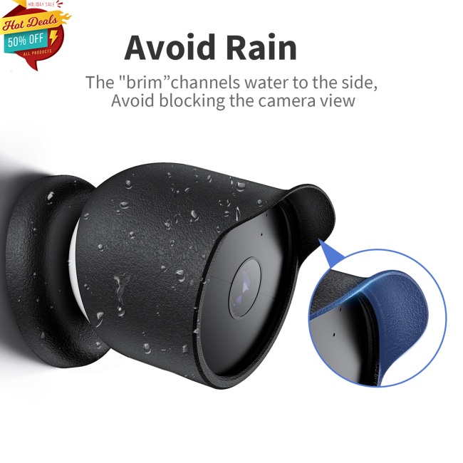 Vỏ Silicon Bảo Vệ Máy Ảnh Ngoài Trời Chống Thời Tiết Cho Google Nest Camera