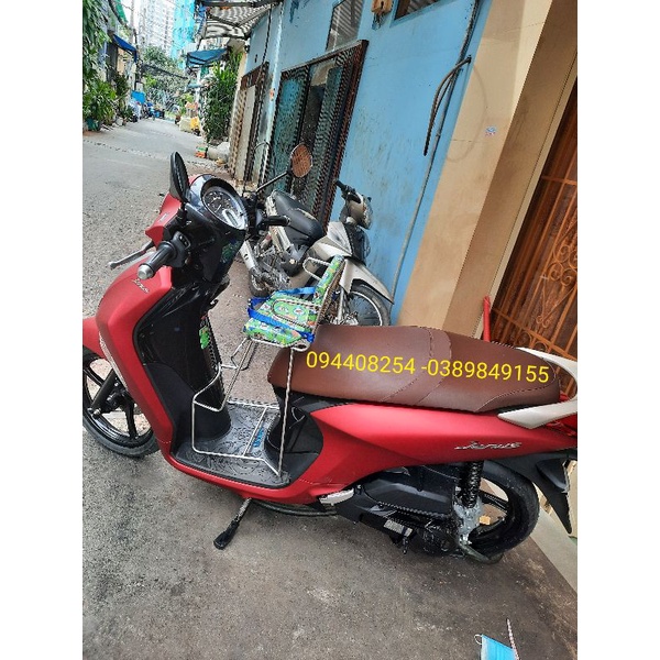 Ghế ngồi xe máy cho bé xe SH Mode - Janus - Latte có tựa đai