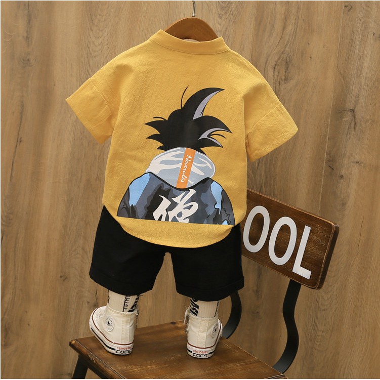 Bộ Cộc Tay Bé Trai In Hình Suduku Chất Đũi Cực Mát, Bộ Quần Áo Hè Cho Bé Từ 7-26kg - MooBaby Shop