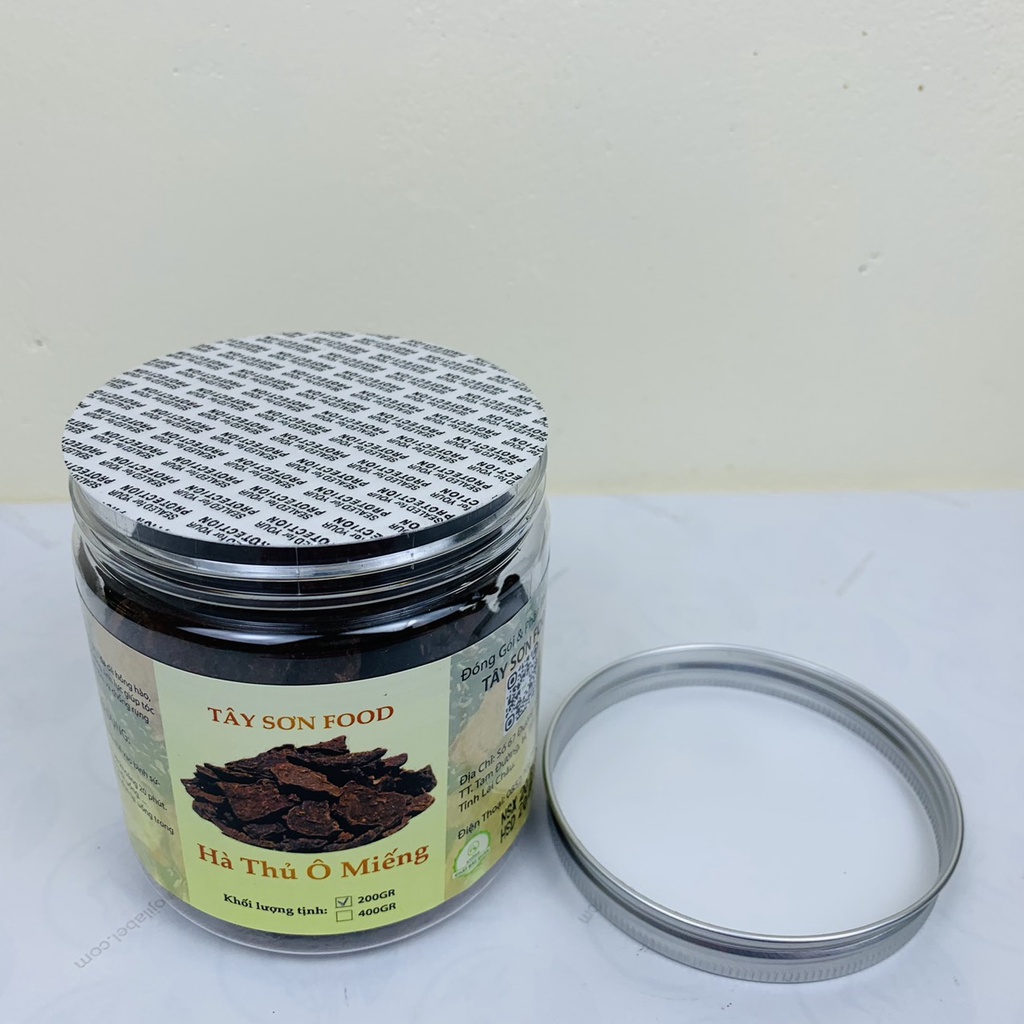 Hũ 400GR Hà Thủ Ô Miếng Đã Sơ Chế Dùng Hãm Trà Giúp Cải Thiện Tóc Bạc Sớm, Rụng Tóc, Hói Đầu