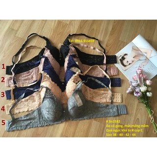 Áo ngực không mút bigsize hàng Thái - Sis2182