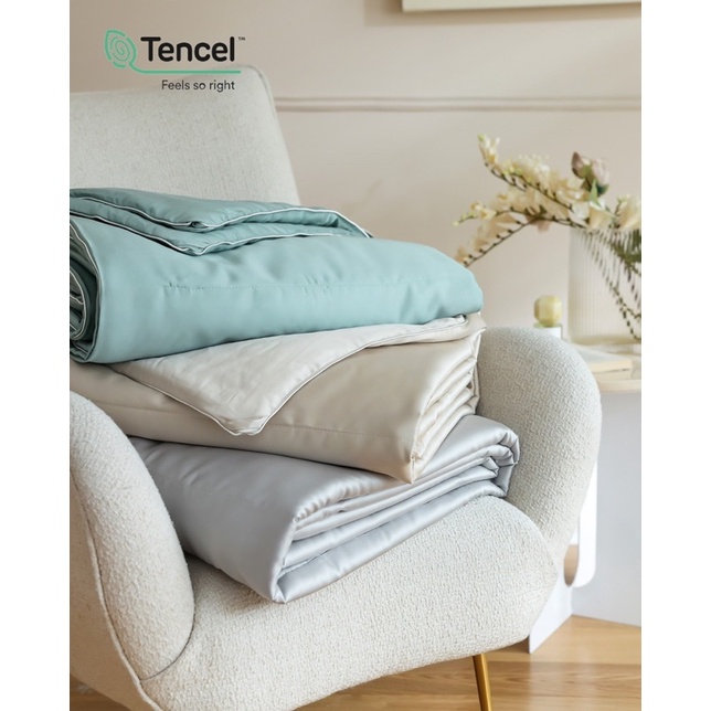 CHĂN TENCEL Morandi 100S 🤎 - Chiếc chăn Tencel đơn giản