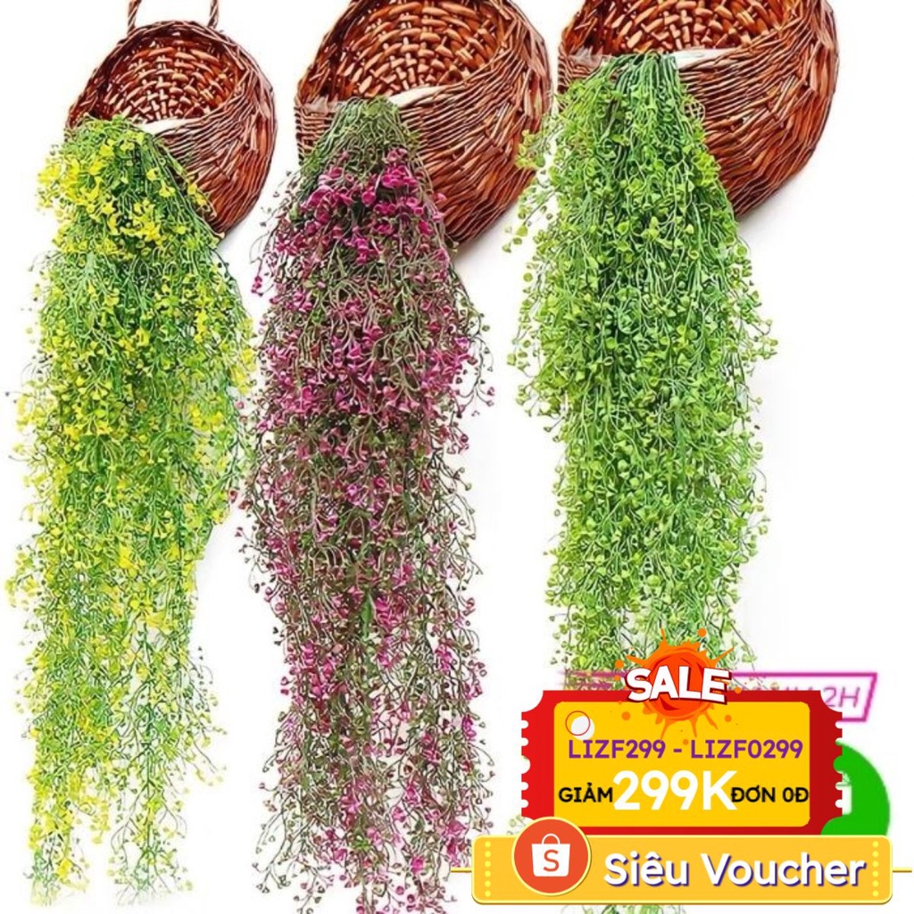 Chùm Dây Leo Rong Biển, chùm dây leo dài 115cm - Hoa Giả Trang Trí Lizflower [A13_D1]