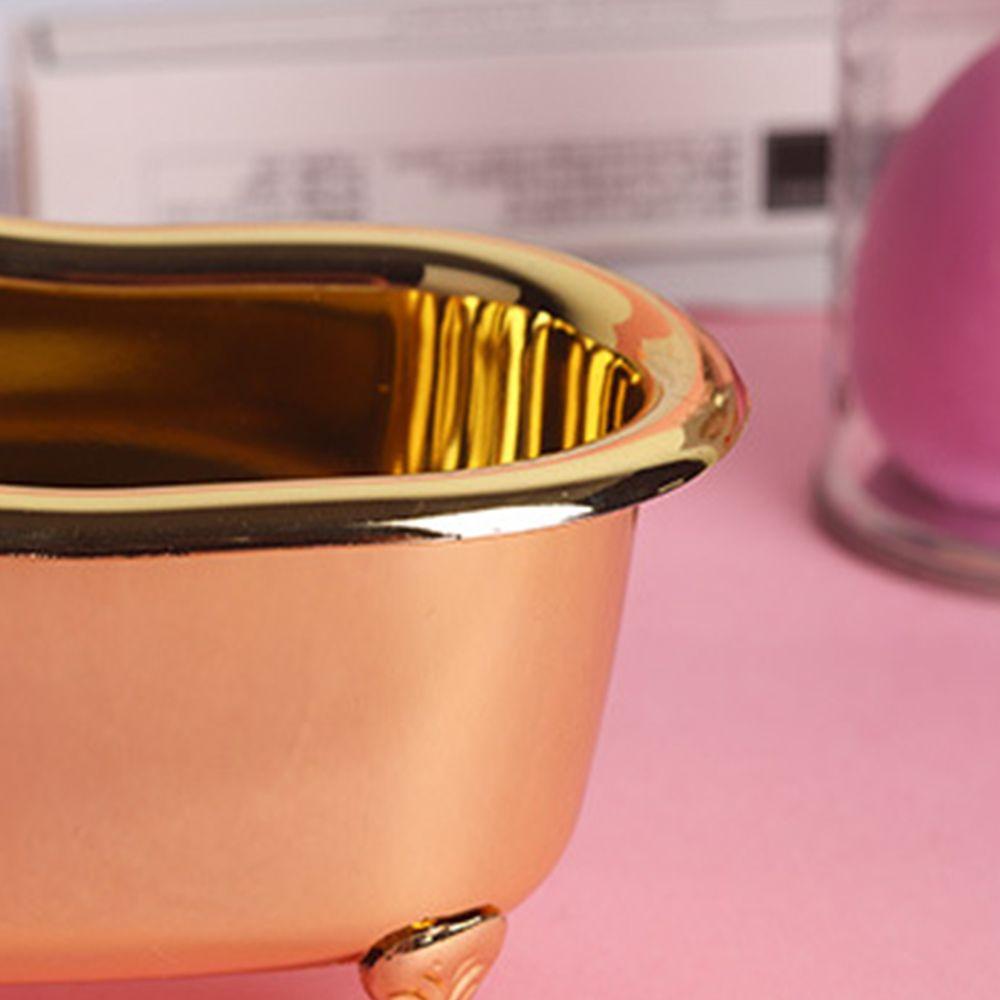 Hộp Đựng Đồ Trang Điểm Mini In Họa Tiết USNOW Xinh Xắn|Hộp Đựng Bông Tai / Trang Sức Màu Đỏ Ốp