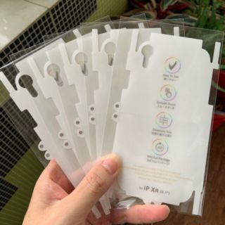 Miếng dán PPF bảo vệ mặt lưng ,viền dành cho iPhone XR 6.1inch