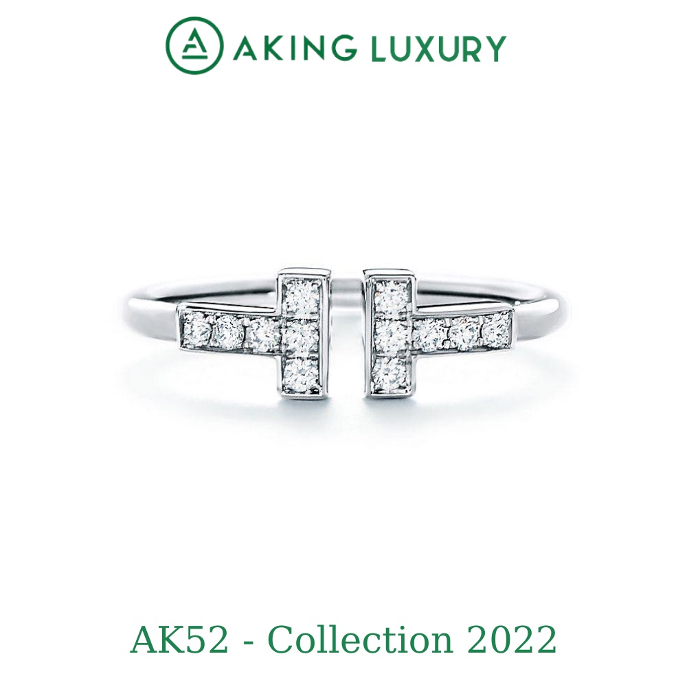 Nhẫn nữ bạc cao cấp AKING LUXURY AK52. Nhẫn bạc nguyên chất thiết kế thời thượng, trẻ trung. Mẫu nhẫn mới nhất 2022