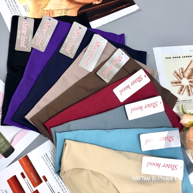 [Hàng Thái Lan] Quần lót nữ, quần chip, sịp nữ sister hood 3083 vải đúc su cạp vừa cao cấp | BigBuy360 - bigbuy360.vn