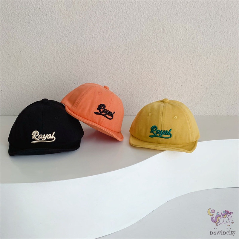 Nón Kết Thêu Chữ Thời Trang Hàn Quốc Cho Bé