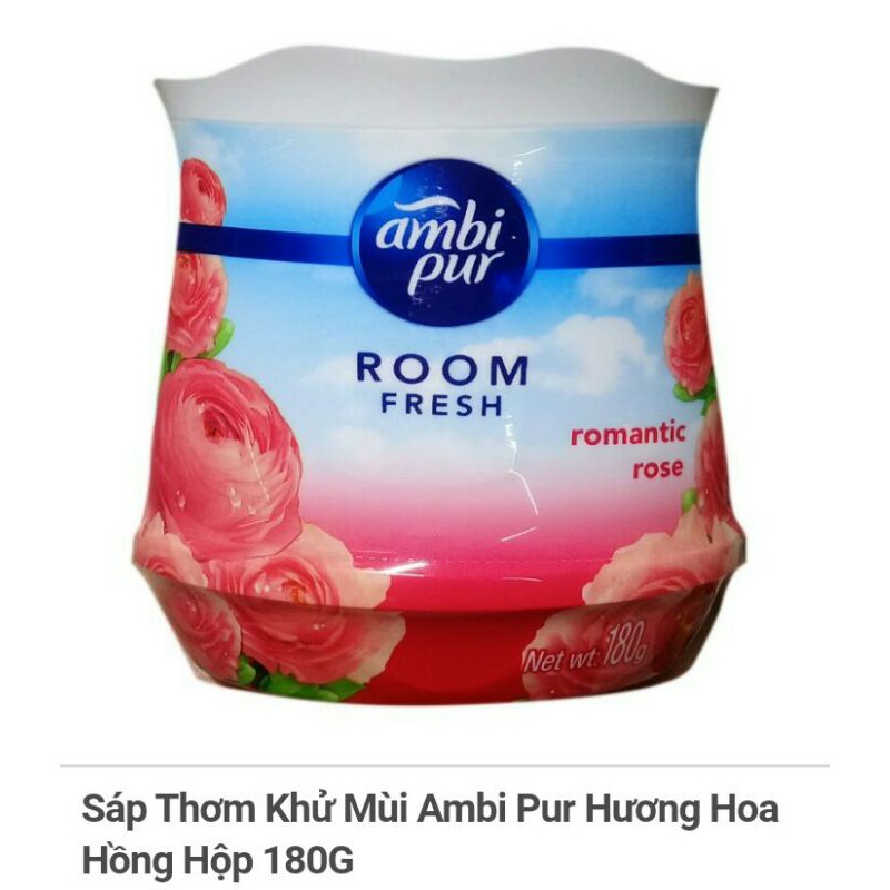 Sáp thơm Ambi pur Lavender hương Oải Hương/hương thư giãn/ hương hoa hồng hộp/ hương sả180g