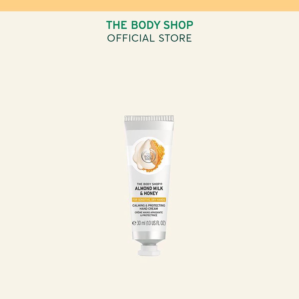 Kem dưỡng da tay The Body Shop Almond Milk & Honey Calming & Protecting Hand Cream 30ml