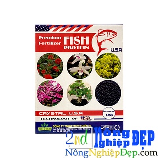Phân Cá Tan Chậm Mỹ 1kg - Phân Hữu Cơ Vi Sinh