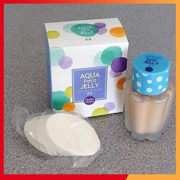 [Hàng Auth Hãng] Kem Nền Dạng Thạch Holika Aqua Petit Jelly BB Cream kiềm dầu tốt và che phủ hoàn hảo Hàn Quốc 40ml
