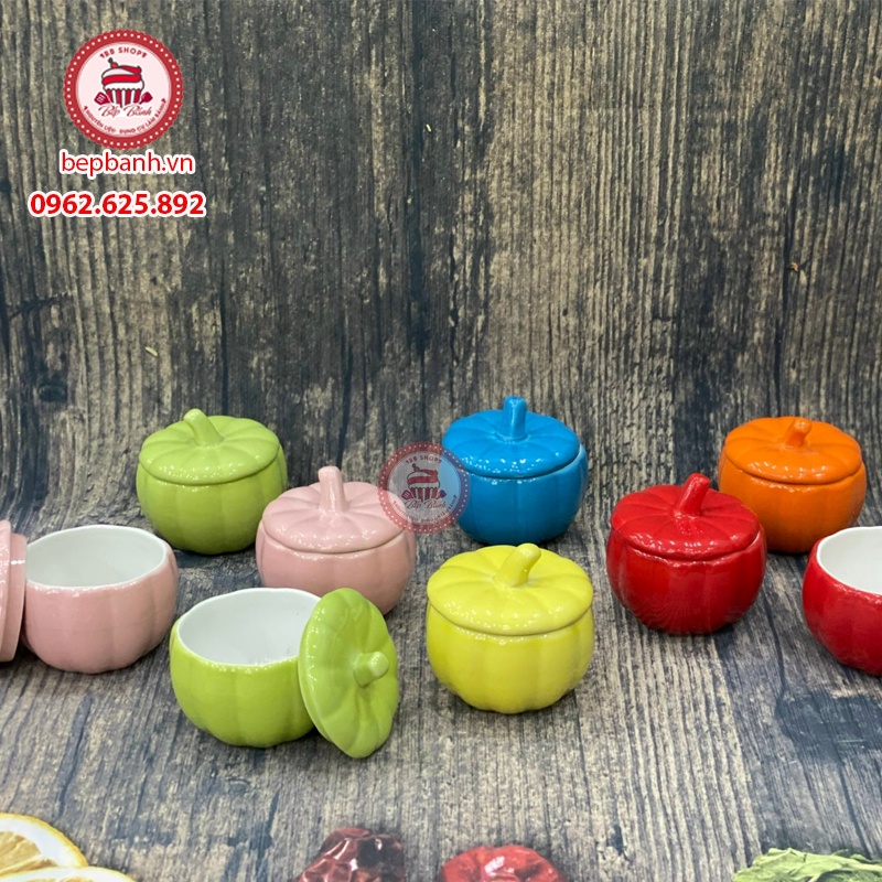 Cốc sứ cao cấp dùng để làm bánh flan, muffin, cupcake