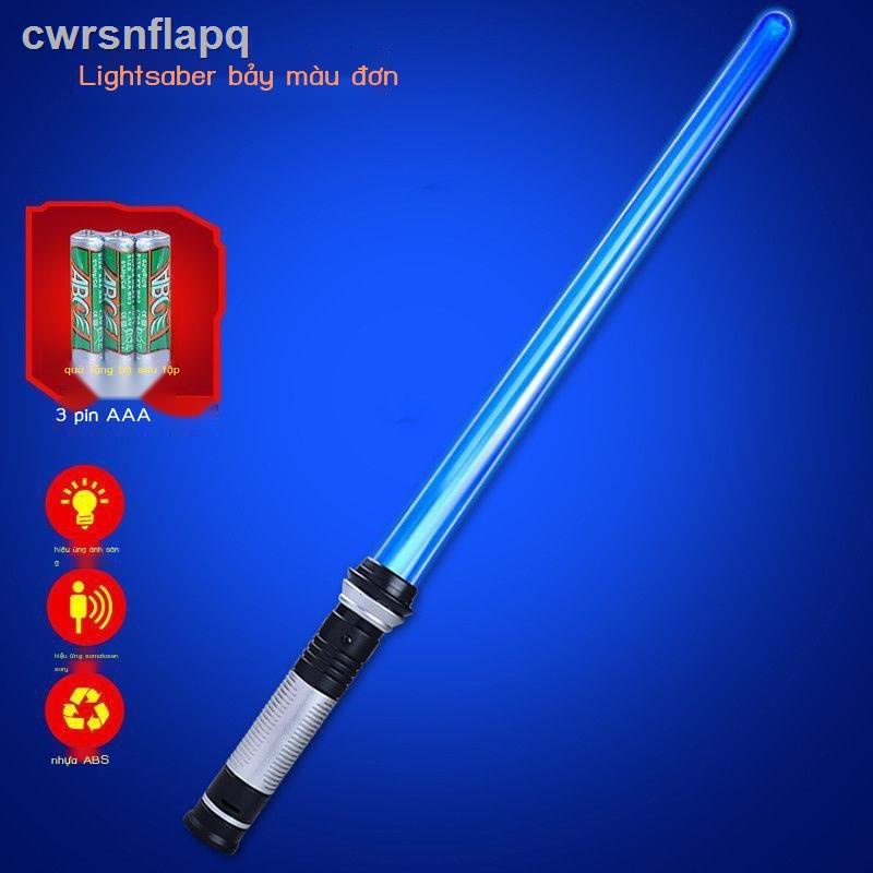 ♦ ✆  Sét 2 gậy phát sáng có âm thanh cực hay, Gậy ánh sáng đèn laser, kiếm đồ chơi phát