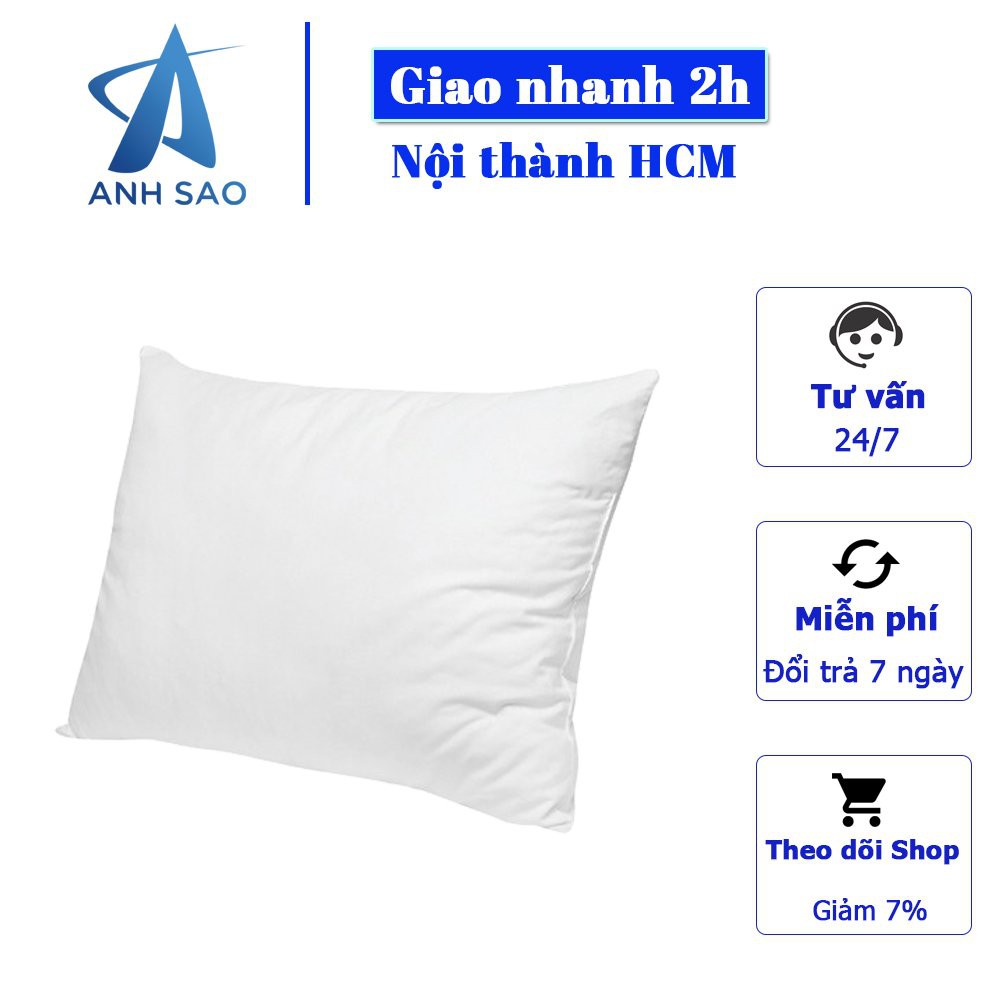 Gối hơi Cao cấp Ánh Sao 40 x 60 cm / 50 x 70 cm có khóa kéo tiện lợi