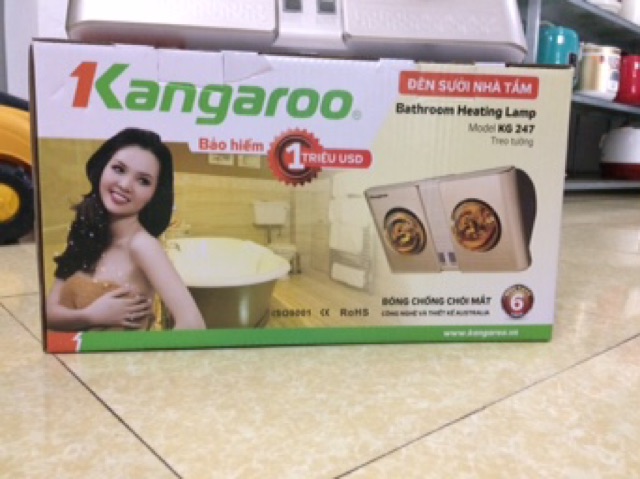 Đèn sưởi nhà tắm Kangaroo