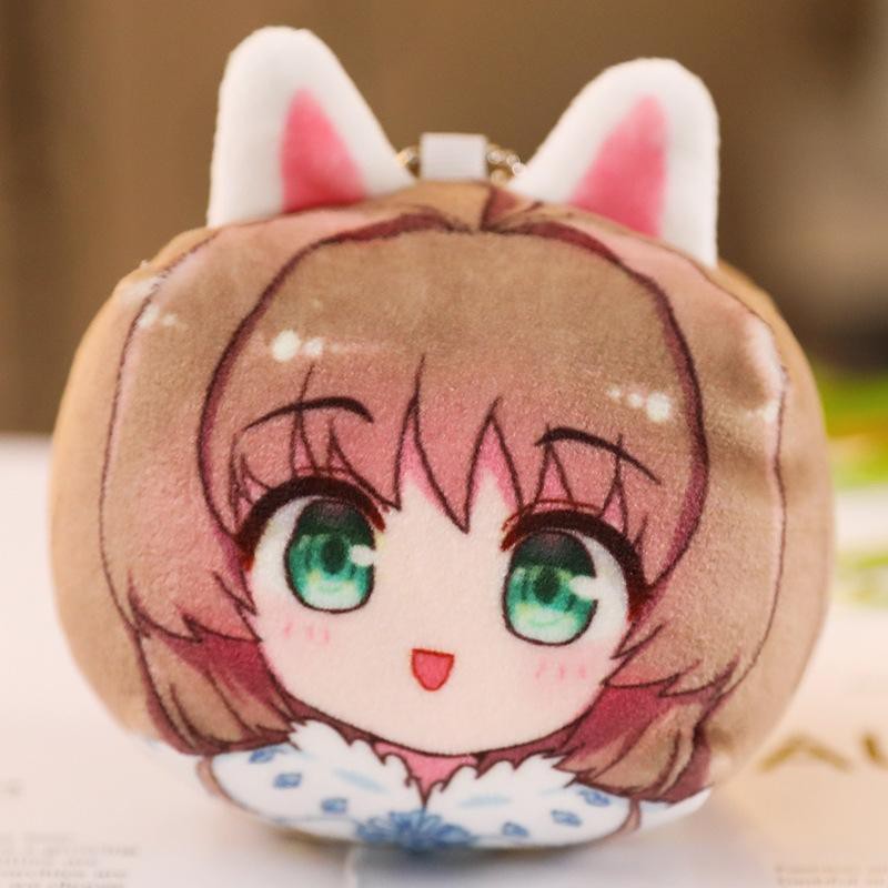 Thú bông móc khóa hình Gối mochi Sakura anime chibi