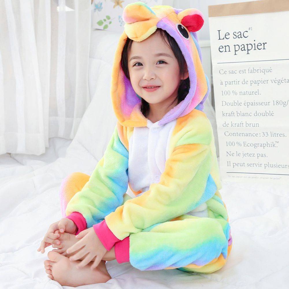 Bộ Đồ Ngủ Pijama Hình Ngựa Một Sừng Dễ Thương Cho Bé