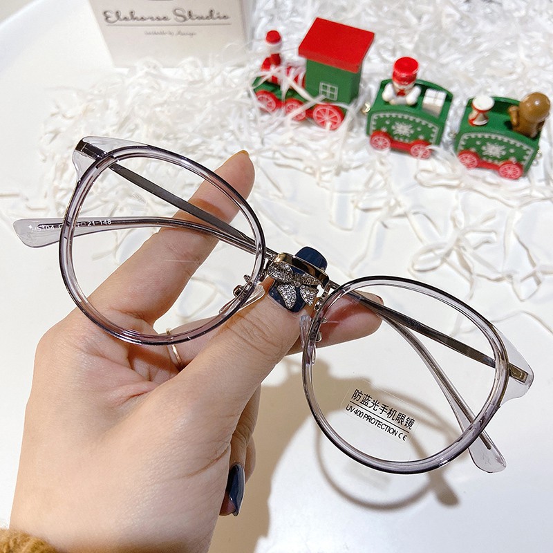 Mắt Kính Gọng Tròn Chống Ánh Sáng Xanh Thời Trang Hàn Quốc Jz5104 | BigBuy360 - bigbuy360.vn