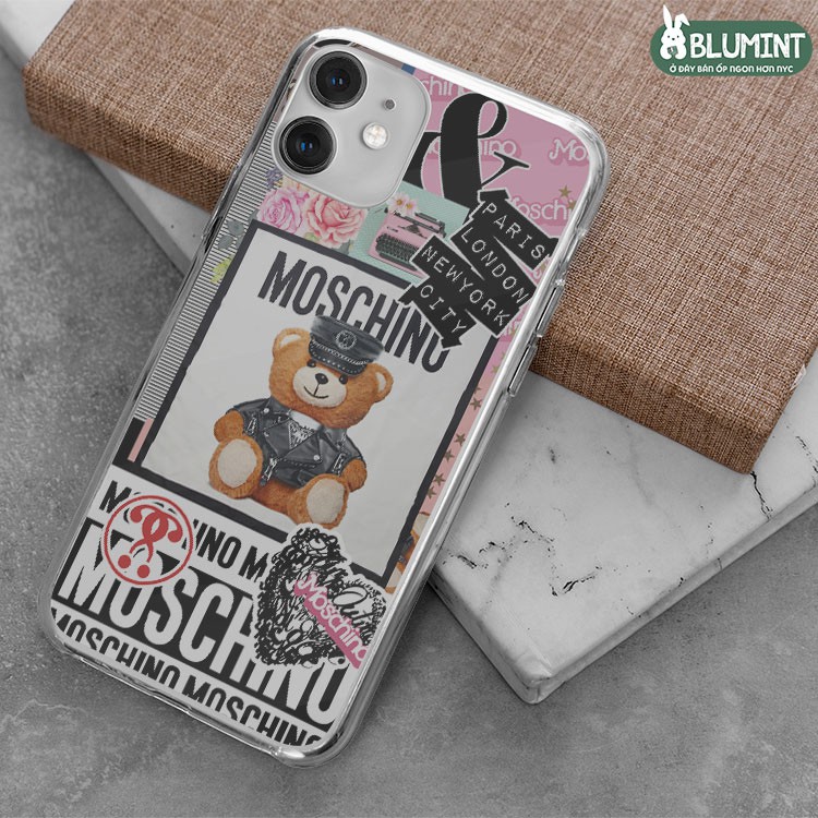 Ốp điện thoại - ốp lưng hàng hiệu MOSCHINO dành cho các dòng iphone từ iphone 5/5s tới 12/12 PRO MAX_JC20200800021