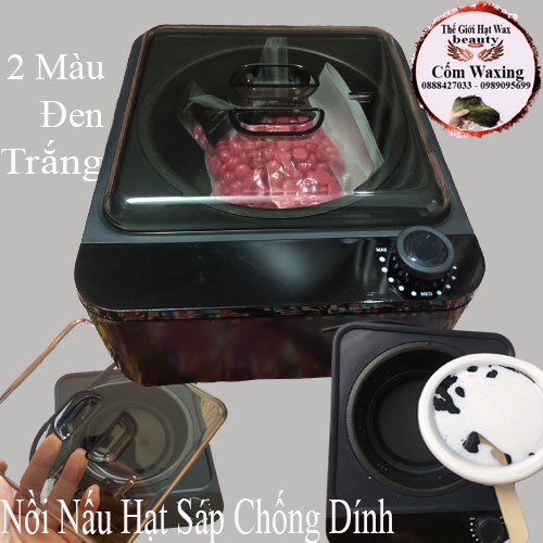 NỒI NẤU SÁP TẨY LÔNG CHỐNG DÍNH CÁCH NHIỆT CAO CẤP 2 Màu SIÊU ĐẸP TÙY CHỌN