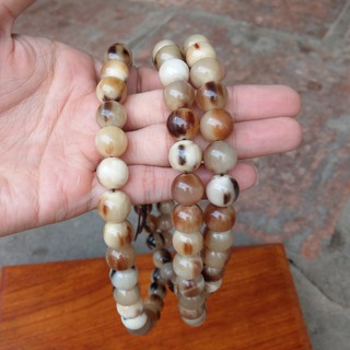 Tràng 108 Hạt Sừng Bò - Sừng Thật 100% - Size 10,12mm