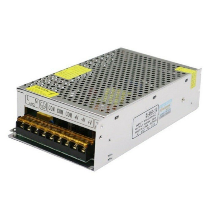 Nguồn tổ ong 12V 5A 60w, 10A 120w, 20A 240w, 30A  360w và 480w dùng cho LED dây, camera, máy tính và thiết bi khác 12V
