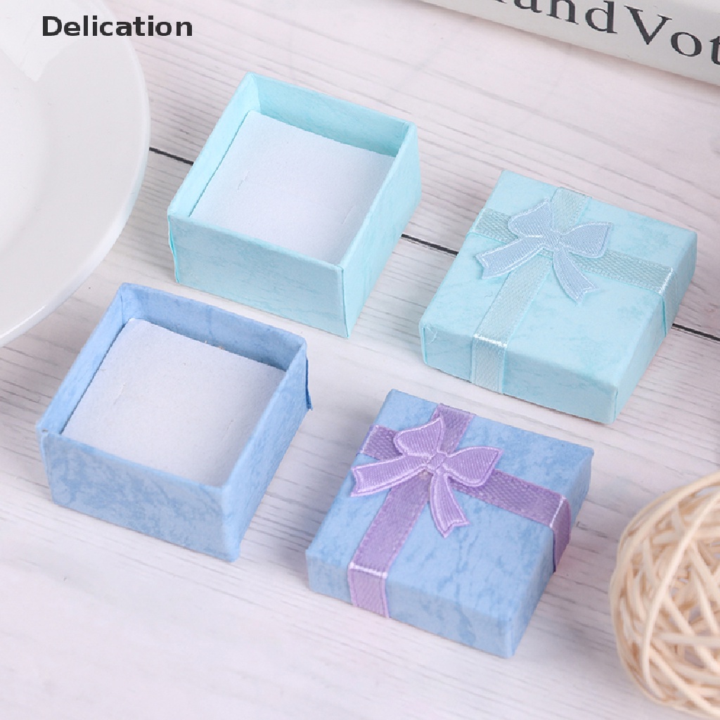 Bộ 10 Hộp Giấy Đựng Trang Sức Làm Quà Tặng Tiện Dụng