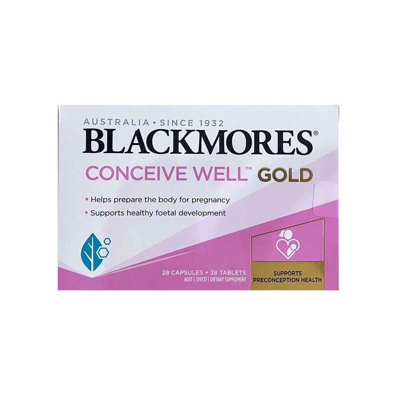 Blackmore conceive well gold 56v VIÊN UỐNG TĂNG KHẢ NĂNG THỤ THAI | Thế Giới Skin Care