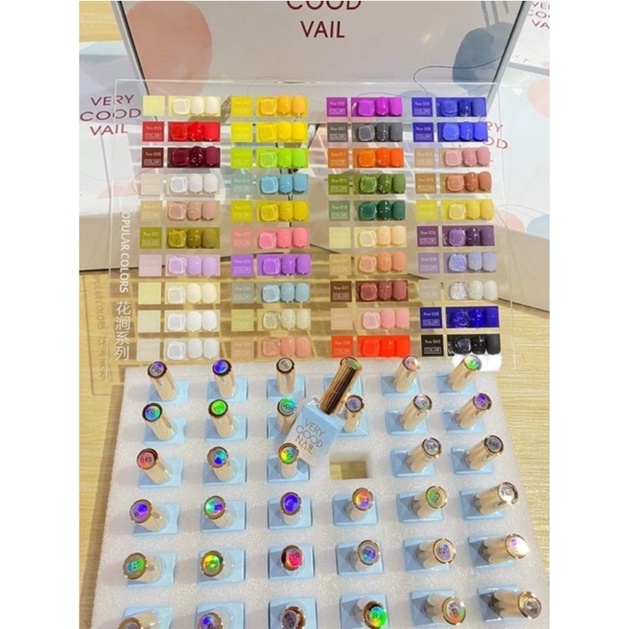 44 Màu verry good nail chai xanh-chai hồng