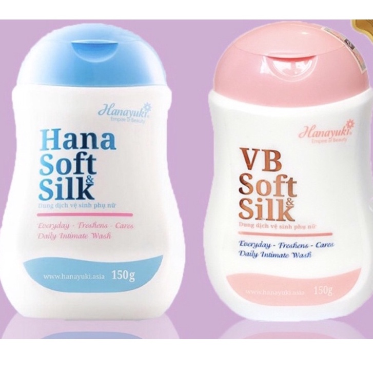 Dung Dịch Vệ Sinh Hana Soft Silk Cam kết 100% Chính Hãng Hanayuki