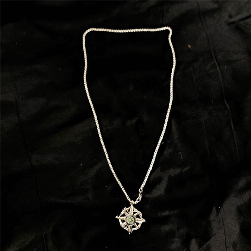 Dây Chuyền Mặt La Bàn Phong Cách Retro Hàn Quốc 12160