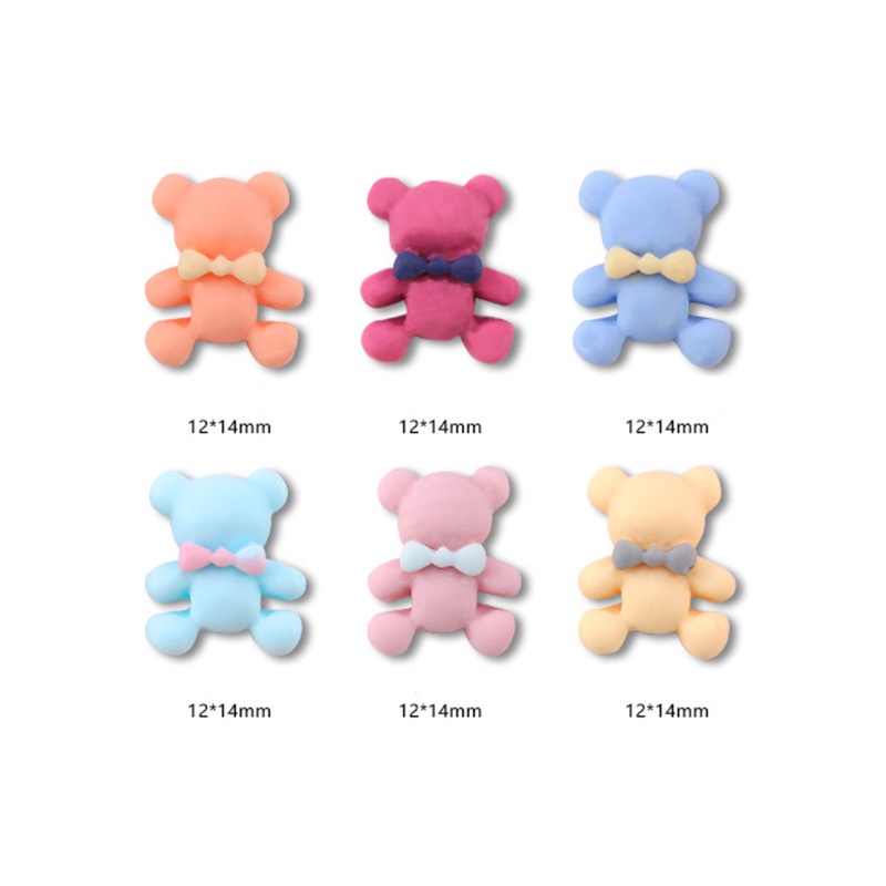 Set 20 phụ kiện đính móng tay ROU BAO trang trí nghệ thuật 3D DIY