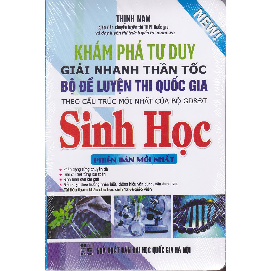 Sách - Khám Phá Tư Duy Giải Nhanh Thần Tốc Bộ Đề Luyện Thi Quốc Gia Sinh Học