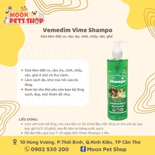 Sữa tắm thơm trị ve chai trong chính hãng Vemedim