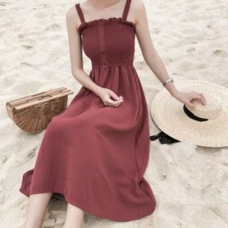 Đầm 2 dây maxi Quảng Châu